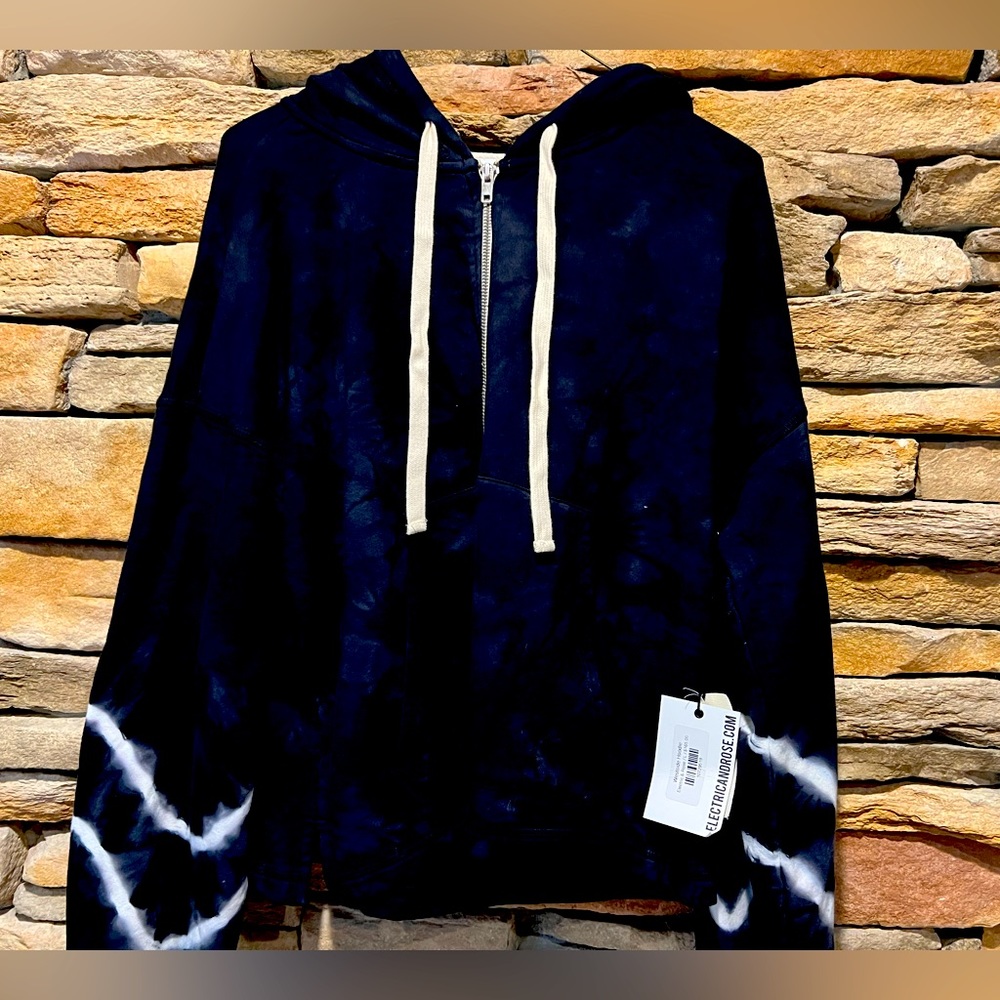 NWT Electric and rose tie dye hoodie